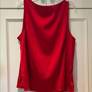 Banana Republic Red Satin Camisole Tank